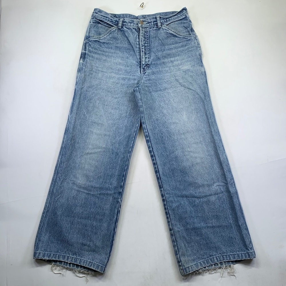 Vintage Union Bay Jeans Mens Size 34x28‎ Blue Denim Carpenter Wide Leg Skate 90s